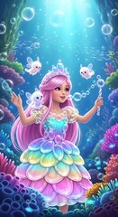 Enchanted Underwater Princess.