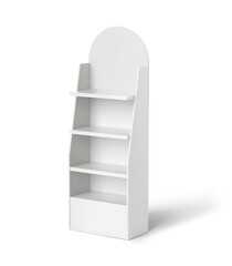 Product Display Stand Half Side View