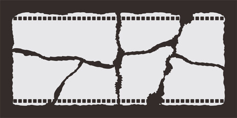 Pictures or photos frame collage layout abstract photo frames and digital photo wall template