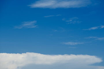 blue sky with clouds
