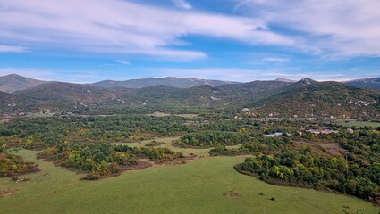 View from the center of Croatia