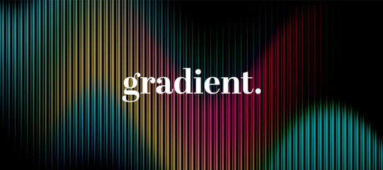 Abstract gradient vector background. Dark design for decor, wallpapers, covers and backgrounds
