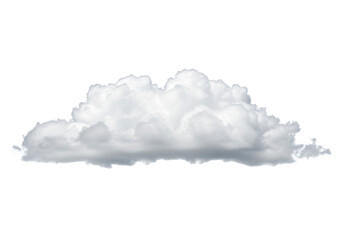 Isolated Cumulus Cloud Formation, Fluffy and Bright Atmospheric Phenomenon, Weather Element