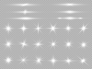 Obraz premium Soft white glow radiates outward with subtle sparkles. Perfect for elegant backgrounds or overlay effects. Adds a delicate, magical atmosphere to any scene. 