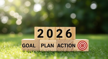 sale sign on a grass happy new year 2026