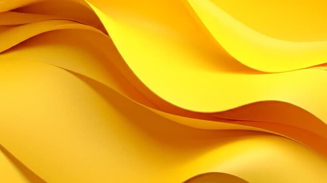 Flowing yellow abstract