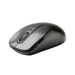 Dark gray wireless computer mouse