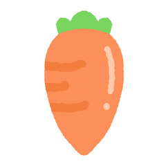 Cute carrot drawing