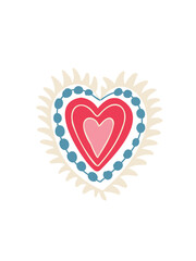 vector illustration love symbol heart illustration