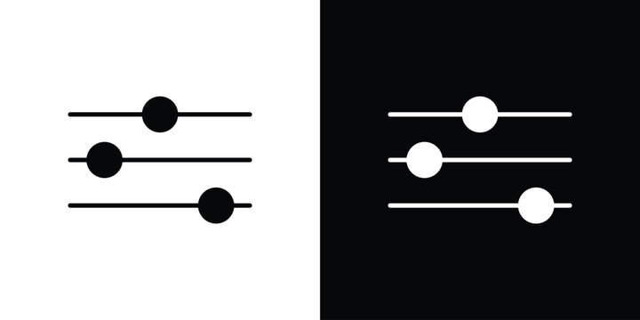 Filter Button icon glyph vector Illustration