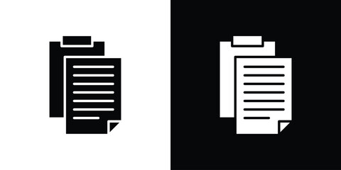 Paste icon glyph vector Illustration