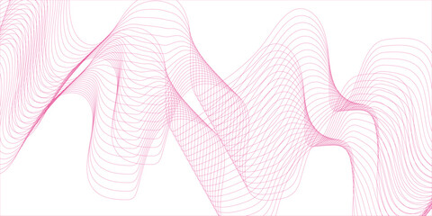 Abstract Minimal Geometric background with triangular bright light with soft shadows as pattern.Beautiful waving line in white background color. Horizontal banner template. Abstract smoke template.