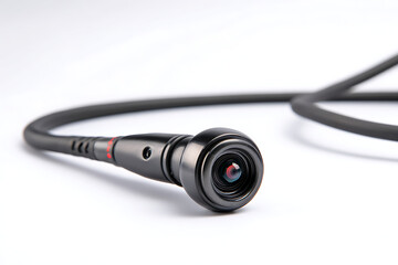 Sleek endoscope camera for medical or industrial uses, showcasing a modern design with a focus on precision imaging and compact size, perfect for detailed inspection applications