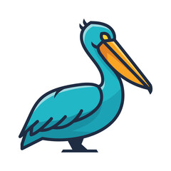 illustration of a pelican
