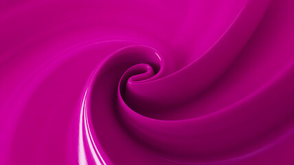Vibrant pink swirl abstract background with smooth glossy texture
