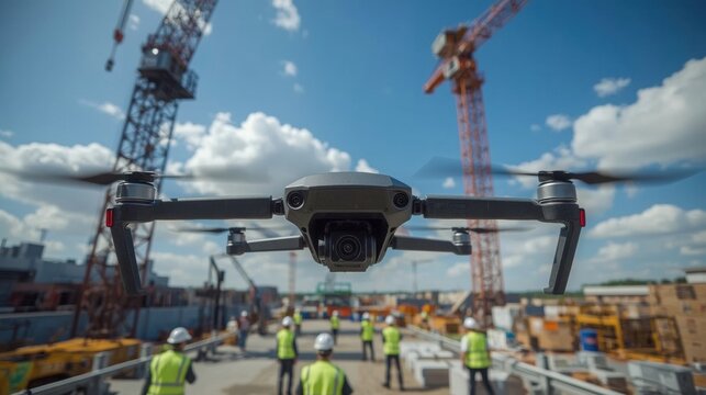 Advanced Aerial Inspection Drone Technology Revolutionizing Construction Site Safety and Progress Monitoring Through Real Time Data Collection