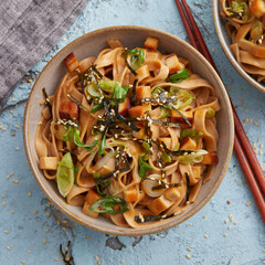 Noodles with miso sauce