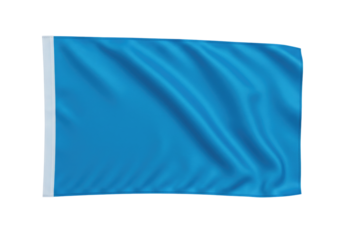 Blue flag with white stripe transparent background cutout png