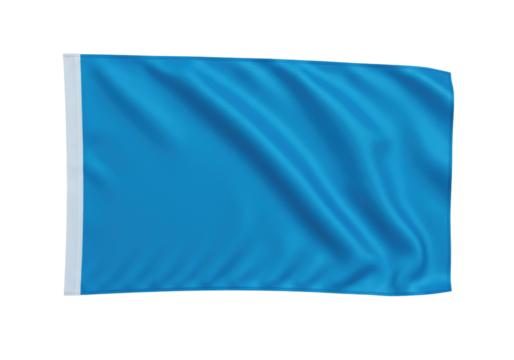 Blue flag with white stripe transparent background cutout png