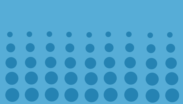 blue background with halftone dot style