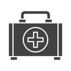 Obraz premium First Aid Kit icon vector image. Suitable for mobile apps, web apps and print media.