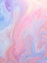 Fototapeta premium Abstract Fluid Ink Marble Background Pastel Minimal Art Trend