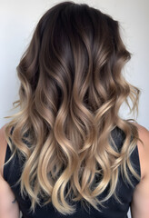 Obraz premium Brunette to Blonde Ombré