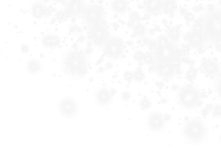 White sparkling confetti floats gently, blending with soft glowing light and creating a bright, festive atmosphere perfect for holiday themes. PNG