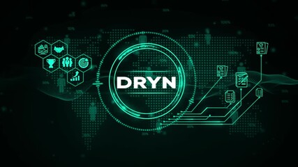 Digital business network with global connections and achievement icons - Powered by Adobe