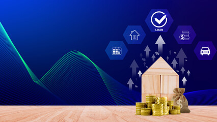 Loan, Financial loan agreement concept, investment and finance concept, fundraising, Personal Loan Assessment and Loans concept. Financial loan agreement