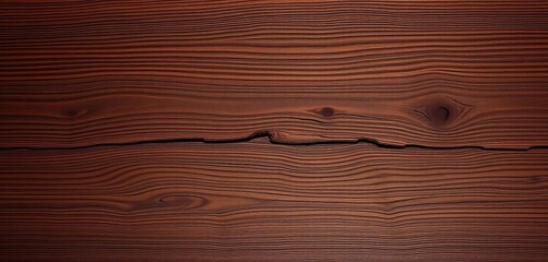 Rich, dark brown wood grain background, showing knots and texture,  rustic wood,  grain