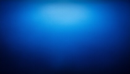 Empty Deep Blue Background With Vignette