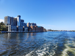 Fototapeta premium Stockholm Sweden seen from the sea