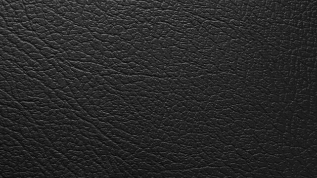 Luxury black leather texture surface background stop motion