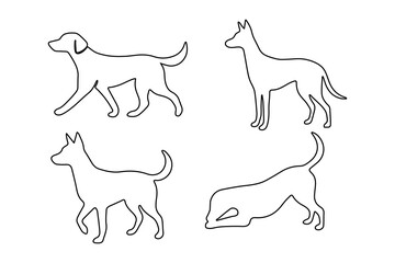 black vector illustration