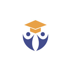 education logo design abstract illustration vector