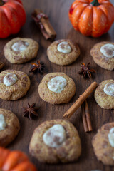 Cookies whole pumpkin nutmeg and cinnamon 