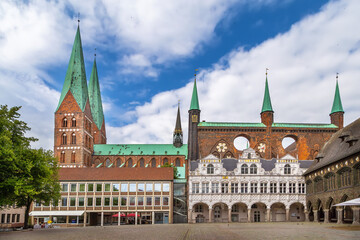 Fototapeta premium St. Mary's Church, Lubeck, Germany