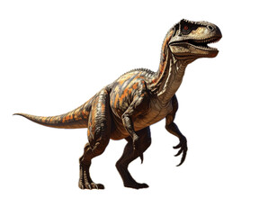 Obraz premium Isolated Velociraptor Dinosaur