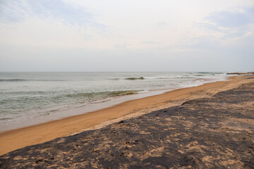 Tropical beach landscape. Relax paradise, Exotic beach landscape. 