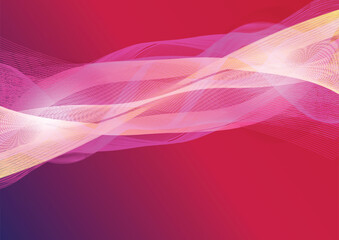 Colorful Abstract Wavy Lines Background