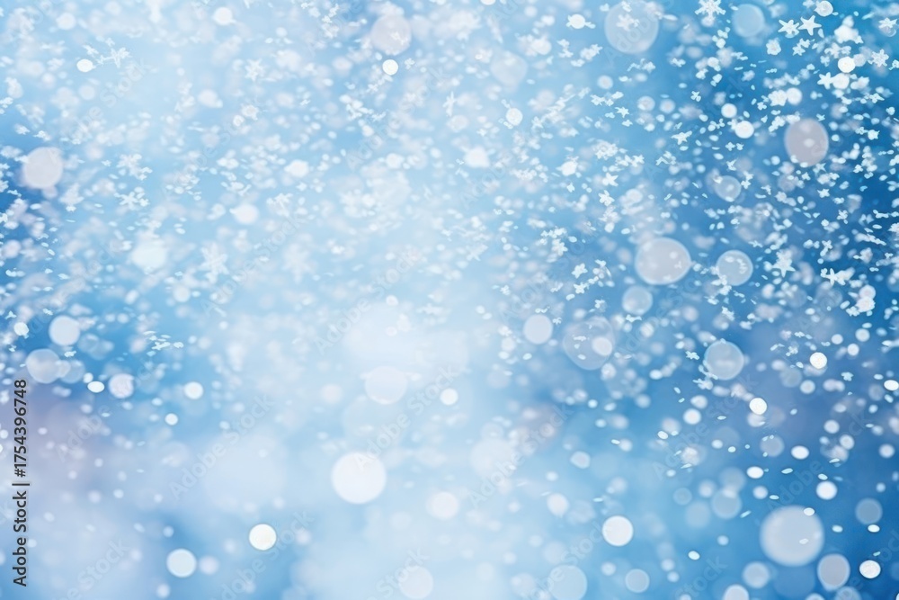Canvas Prints snow falls shape pattern bokeh effect background backgrounds outdoors glitter.