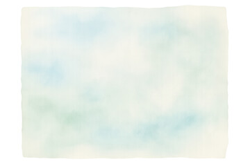 Obraz premium Watercolor texture paper background with torn edge, abstract pastel wash design for creativity and art concept