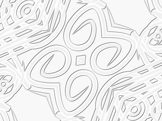 Beautiful red  line art batik ethnic dayak aztec pattern gradient Background	