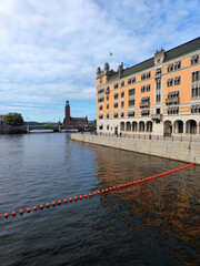 Fototapeta premium Stockholm, Sweden, in bright summer day