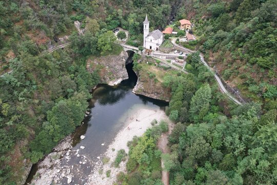 Chiesetta di Sant&rsquo;Anna Orrido di Sant&rsquo;Anna Italien Piemont