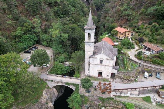 Chiesetta di Sant&rsquo;Anna Orrido di Sant&rsquo;Anna Italien Piemont