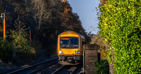 British Rail Great British railways passenger commuter suburban rural railway line West Midlands England UK