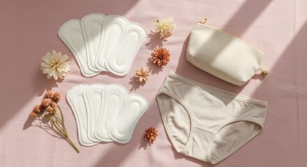 sanitary pads for woman sanitary napkin menstrual-pad period absorbent cotton underwear purse