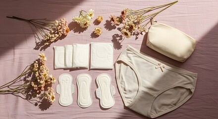 sanitary pads for woman sanitary napkin menstrual-pad period absorbent cotton underwear purse